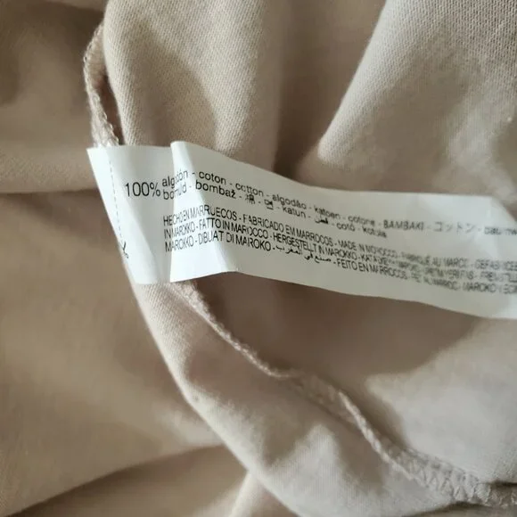 ZARA | Sleeveless Ruffle Waistline Beige Boho Maxi Dress (S) - Picture 11 of 11